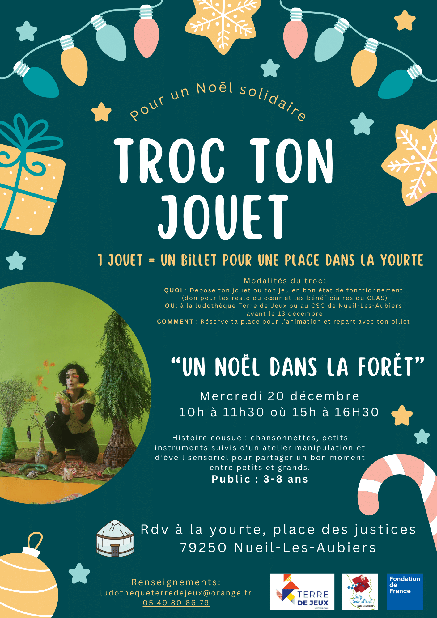 TROC TON JOUET. pour un Noël solidaire - Nueil-Les-Aubiers