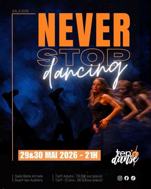 gala de danse Tend'danse affiche